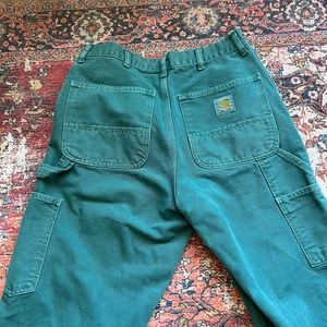 Carhartt WIP denim- turquoise
